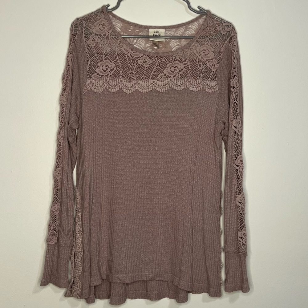 Lacy Long Sleeve Shirt